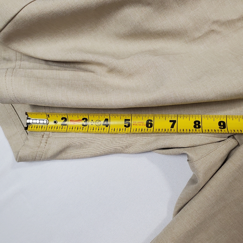 Pebble Beach Men's Outdoor Dry-Luxe Performance Golf Shorts Size 38 Tan / Beige - Picture 15 of 16